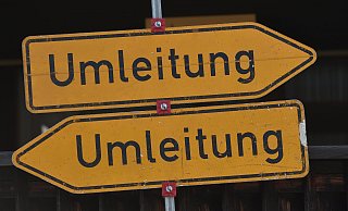 An der Planung der Umleitungsstrecken bei Baustellen sind mehrere Behörden beteiligt. - Angelika Warmuth An der Planung der Umleitungsstrecken bei Baustellen sind mehrere Behörden beteiligt. - Angelika Warmuth