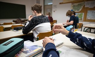 An vielen weiterführenden Schulen im Kreis Paderborn hat es nur wenige positive Schnelltests gegeben. - picture alliance / ZUMAPRESS.com An vielen weiterführenden Schulen im Kreis Paderborn hat es nur wenige positive Schnelltests gegeben. - picture alliance / ZUMAPRESS.com