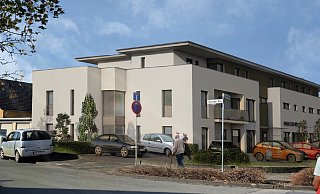 So soll das vom Paderborner Spar- und Bauverein geplante Gebäude an der Ecke Anhalter Weg/Thüringer Weg künftig aussehen. - Visualisierung: Spar- und Bauverein Paderborn So soll das vom Paderborner Spar- und Bauverein geplante Gebäude an der Ecke Anhalter Weg/Thüringer Weg künftig aussehen. - Visualisierung: Spar- und Bauverein Paderborn