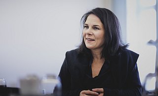 Annalena Baerbock, Bundesaußenministerin, im Interview. - Florian Gaertner/photothek.de Annalena Baerbock, Bundesaußenministerin, im Interview. - Florian Gaertner/photothek.de