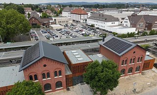 Das Bahnhofsgebäude in Bünde. - Gerald Dunkel Das Bahnhofsgebäude in Bünde. - Gerald Dunkel