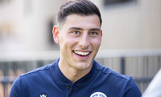 Neu dabei: Stefano Russo war der erste externe Zugang von Arminia Bielefeld für die kommende Saison. - Oliver Krato Neu dabei: Stefano Russo war der erste externe Zugang von Arminia Bielefeld für die kommende Saison. - Oliver Krato