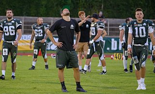 Emotionales Finale des Spiels der Bulldogs gegen Lübeck in Bielefeld. - Andreas Zobe Emotionales Finale des Spiels der Bulldogs gegen Lübeck in Bielefeld. - Andreas Zobe