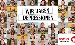 Die Collage war das Herzstück der gemeinsamen Aktion "Wir haben Depressionen" von Radio Hochstift und der "Neuen Westfälischen". 48 Menschen machten dabei mit. - Neue Westfälische/Radio Hochstift Die Collage war das Herzstück der gemeinsamen Aktion "Wir haben Depressionen" von Radio Hochstift und der "Neuen Westfälischen". 48 Menschen machten dabei mit. - Neue Westfälische/Radio Hochstift