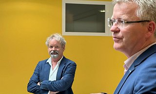 Allgemeinmediziner Jens Grothues (l.) und Apotheker Thomas Rochell. - Ralf T. Mischer Allgemeinmediziner Jens Grothues (l.) und Apotheker Thomas Rochell. - Ralf T. Mischer