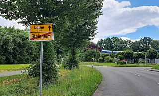 Die Landesstraße 827 von Steinheim nach Lothe wird voll gesperrt. - Madita Schellenberg Die Landesstraße 827 von Steinheim nach Lothe wird voll gesperrt. - Madita Schellenberg
