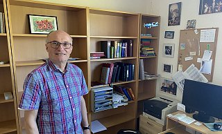 Peter Außerwinkler in seinem Büro, das zu einem großen Teil ausgeräumt ist. - Dirk Windmöller Peter Außerwinkler in seinem Büro, das zu einem großen Teil ausgeräumt ist. - Dirk Windmöller