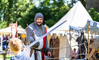Das Sparrenburgfest ist besonders bei Familien beliebt. - Dennis Angenendt Das Sparrenburgfest ist besonders bei Familien beliebt. - Dennis Angenendt