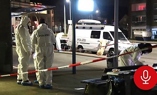 Tödliche Schüsse in Brackwede zwischen Treppenplatz und Berliner Straße. Memo K. (31) stirbt wenig später im Krankenhaus. - Charlotte Mahncke Tödliche Schüsse in Brackwede zwischen Treppenplatz und Berliner Straße. Memo K. (31) stirbt wenig später im Krankenhaus. - Charlotte Mahncke