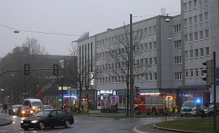 Feuerwehreinsatz an der Herforder Straße. - Paul Brinkmann Feuerwehreinsatz an der Herforder Straße. - Paul Brinkmann