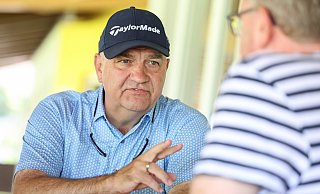 SCP-Präsident Thomas Sagel nahm im Trainingslager in Tirol Stellung zu aktuellen Themen. - Oliver Krato SCP-Präsident Thomas Sagel nahm im Trainingslager in Tirol Stellung zu aktuellen Themen. - Oliver Krato