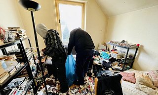 Räumung einer Messie-Wohnung in Bielefeld im November 2021. - Stefan Becker Räumung einer Messie-Wohnung in Bielefeld im November 2021. - Stefan Becker