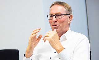 Geht in Ruhestand: Harald Grefe kam 1993 von Melitta zur Bielefelder IHK. - Mike-Dennis Müller / www.mdm.photo Geht in Ruhestand: Harald Grefe kam 1993 von Melitta zur Bielefelder IHK. - Mike-Dennis Müller / www.mdm.photo