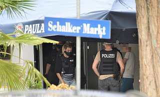 Am Donnerstag vergangener Woche hatte die Polizei mehrere Objekte in Höxter durchsucht - der Verdacht: Mafia-Aktivitäten. - Thomas Kube Am Donnerstag vergangener Woche hatte die Polizei mehrere Objekte in Höxter durchsucht - der Verdacht: Mafia-Aktivitäten. - Thomas Kube