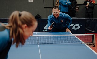 Christian Münster tritt bei den Invictus Games in Düsseldorf unter anderem im Tischtennis an. - Bundeswehr Christian Münster tritt bei den Invictus Games in Düsseldorf unter anderem im Tischtennis an. - Bundeswehr