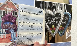 Ab dem 20.Juli 2024 ist das Libori-Wochen-Ticket des Padersprinters erhältlich. - Padersprinter Ab dem 20.Juli 2024 ist das Libori-Wochen-Ticket des Padersprinters erhältlich. - Padersprinter
