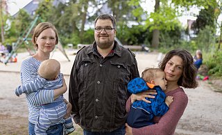 Matthias Pieper mit seinen Mitstreiterinnen Judith Wend (l.) und Duygu Martinez Leon. - Oliver Krato Matthias Pieper mit seinen Mitstreiterinnen Judith Wend (l.) und Duygu Martinez Leon. - Oliver Krato