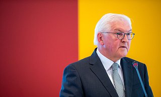 Frank-Walter Steinmeier, Bundespräsident der Bundesrepublik Deutschland, spricht beim Libori-Mahl der Liborigilde im Rathaus von Paderborn. - dpa Frank-Walter Steinmeier, Bundespräsident der Bundesrepublik Deutschland, spricht beim Libori-Mahl der Liborigilde im Rathaus von Paderborn. - dpa