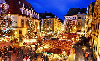 Der Bielefelder Weihnachtsmarkt wird in diesem Jahr vormittags später öffnen als 2021. Foto: Bielefeld Marketing/ Sarah Jonek - Sarah Jonek Der Bielefelder Weihnachtsmarkt wird in diesem Jahr vormittags später öffnen als 2021. Foto: Bielefeld Marketing/ Sarah Jonek - Sarah Jonek