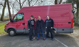 Till Schulze-Geißler (v.l.), Henning Poppe, Boris Fust und Daniel Hermes bilden die Band "Poempl". - Poempl Till Schulze-Geißler (v.l.), Henning Poppe, Boris Fust und Daniel Hermes bilden die Band "Poempl". - Poempl