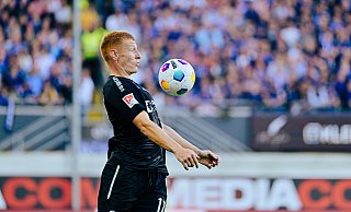 Laurin Curda beim Spiel gegen den VfL Osnabrück. - Besim Mazhiqi Laurin Curda beim Spiel gegen den VfL Osnabrück. - Besim Mazhiqi
