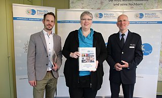 Polizeidirektor Mathias Schmidt (r.), Direktionsleiter Kriminalität Benjamin Beutler und Kreisdirektorin Nicole Streitz stellten die Kriminalstatistik 2023 für Minden-Lübbecke vor. - Frank Hartmann Polizeidirektor Mathias Schmidt (r.), Direktionsleiter Kriminalität Benjamin Beutler und Kreisdirektorin Nicole Streitz stellten die Kriminalstatistik 2023 für Minden-Lübbecke vor. - Frank Hartmann