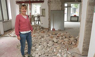 Sandra Koberstein schloss im vergangenen Jahr ihr Café an der Franziskanermauer. Nun wird sie Geschäftsführerin einer Bar am Kamp. - Mareike Gröneweg Sandra Koberstein schloss im vergangenen Jahr ihr Café an der Franziskanermauer. Nun wird sie Geschäftsführerin einer Bar am Kamp. - Mareike Gröneweg