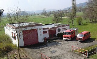 Das sanierungsbedürftige Godelheimer Feuerwehrgerätehaus bekommt eine Sonderförderung. - Thomas Kube Das sanierungsbedürftige Godelheimer Feuerwehrgerätehaus bekommt eine Sonderförderung. - Thomas Kube