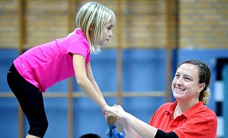Spaß an der Bewegung steht beim Sportförderkurs an erster Stelle. - Andreas Fruecht Spaß an der Bewegung steht beim Sportförderkurs an erster Stelle. - Andreas Fruecht