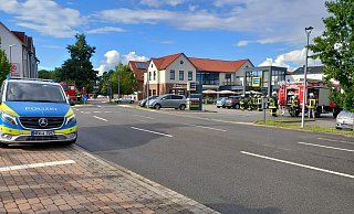 Rund 80 Einsatzkräfte von Feuerwehr, Rettungsdienst und Polizei waren vor Ort. 18 Menschen wurden verletzt. - Foto: Löschgruppe Lahde Rund 80 Einsatzkräfte von Feuerwehr, Rettungsdienst und Polizei waren vor Ort. 18 Menschen wurden verletzt. - Foto: Löschgruppe Lahde