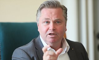 Bürgermeister Tim Kähler liegt derzeit im Krankenhaus. - Frank-Michael Kiel-Steinkamp Bürgermeister Tim Kähler liegt derzeit im Krankenhaus. - Frank-Michael Kiel-Steinkamp