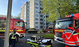 Insgesamt waren 40 Rettungskräfte im Einsatz. - Barbara Franke Insgesamt waren 40 Rettungskräfte im Einsatz. - Barbara Franke