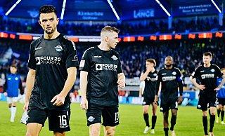 Visar Musliu (l.) machte gegen die Hertha sein bislang bestes Spiel im SCP-Trikot. Doch sein Gesicht nach dem Schlusspfiff spricht Bände. Auch beim Abwehrchef herrschte pure Enttäuschung. - Besim Mazhiqi Visar Musliu (l.) machte gegen die Hertha sein bislang bestes Spiel im SCP-Trikot. Doch sein Gesicht nach dem Schlusspfiff spricht Bände. Auch beim Abwehrchef herrschte pure Enttäuschung. - Besim Mazhiqi