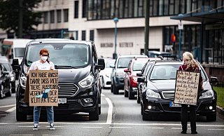 Mit der Aktion wollen die Protestierenden auf den Klimawandel aufmerksam machen. - Mike-Dennis Müller / www.mdm.photo Mit der Aktion wollen die Protestierenden auf den Klimawandel aufmerksam machen. - Mike-Dennis Müller / www.mdm.photo