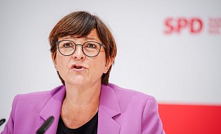 Saskia Esken, SPD-Bundesvorsitzende, im Interview. - Kay Nietfeld/dpa Saskia Esken, SPD-Bundesvorsitzende, im Interview. - Kay Nietfeld/dpa