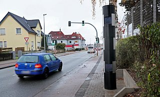 Hier steht der neue Blitzer. - Frank-Michael Kiel-Steinkamp Hier steht der neue Blitzer. - Frank-Michael Kiel-Steinkamp