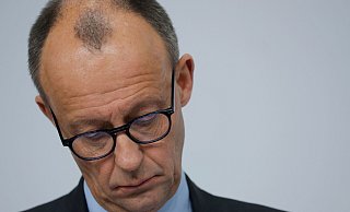 Friedrich Merz bei einer Pressekonferenz in Berlin. - Odd ANDERSEN / AFP Friedrich Merz bei einer Pressekonferenz in Berlin. - Odd ANDERSEN / AFP