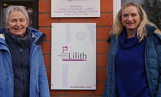 Mechthild Beckmann (l.) und Bernadette Fischer von der Frauenberatungsstelle Lilith. - frbcqdytdq Mechthild Beckmann (l.) und Bernadette Fischer von der Frauenberatungsstelle Lilith. - frbcqdytdq