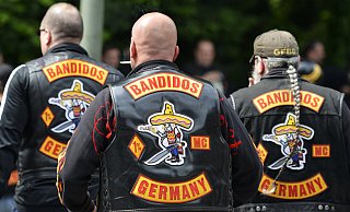 Im Westen Deutschlands sind die Bandidos mittlerweile verboten, doch die Rocker haben dagegen geklagt. - Marius Becker Im Westen Deutschlands sind die Bandidos mittlerweile verboten, doch die Rocker haben dagegen geklagt. - Marius Becker