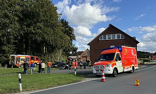 Die Bewohner des Mehrfamilienhauses an der Schröttinghauser Straße konnten sich schnell in Sicherheit bringen. Anders die Tiere. - Paul Brinkmann Die Bewohner des Mehrfamilienhauses an der Schröttinghauser Straße konnten sich schnell in Sicherheit bringen. Anders die Tiere. - Paul Brinkmann