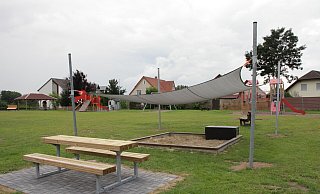 So leer wie auf dem Foto ist der Mehrgenerationen-Spilepaltz am Heidmühlenweg in Borgentreich nnur selten. Foto: Dieter Scholz - Dieter Scholz So leer wie auf dem Foto ist der Mehrgenerationen-Spilepaltz am Heidmühlenweg in Borgentreich nnur selten. Foto: Dieter Scholz - Dieter Scholz