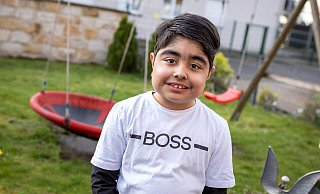 Der neunjährige Jona Borns leidet an Nierendysplasie. - Niklas Tüns Der neunjährige Jona Borns leidet an Nierendysplasie. - Niklas Tüns