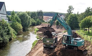 Die Retentionsfläche an der Twiste bei Welda war im Spätsommer von angeschwemmten Sedimenten und Erdreich befreit worden. Fotos: Hubertus Kuhaupt - Hubertus Kuhaupt Die Retentionsfläche an der Twiste bei Welda war im Spätsommer von angeschwemmten Sedimenten und Erdreich befreit worden. Fotos: Hubertus Kuhaupt - Hubertus Kuhaupt