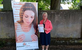 Teamleiterin Christina Irgang freut sich über die guten Zahlen des vergangenen Jahres, auch wenn es durch Corona einige Einbrüche gegeben hat. - Donum Vitae Teamleiterin Christina Irgang freut sich über die guten Zahlen des vergangenen Jahres, auch wenn es durch Corona einige Einbrüche gegeben hat. - Donum Vitae