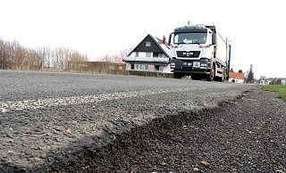 Die Neuenkirchener Straße soll schon bald wieder freigegeben werden. - Andreas Sundermeier Die Neuenkirchener Straße soll schon bald wieder freigegeben werden. - Andreas Sundermeier