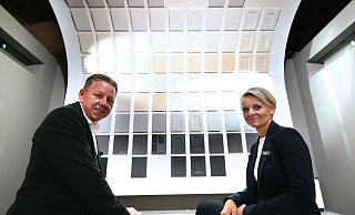 Häckers Marketing-Experten Karsten Bäumer und Karin Padiner. - GERALD DUNKEL Häckers Marketing-Experten Karsten Bäumer und Karin Padiner. - GERALD DUNKEL