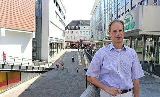 Paderborns Citymanager Heiko Appelbaum ist seit 2019 im Amt. - Mareike Gröneweg Paderborns Citymanager Heiko Appelbaum ist seit 2019 im Amt. - Mareike Gröneweg