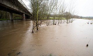 Wie jeder Fluss braucht auch die Werre Raum, sich auszudehnen, wie dieses Foto aus den ersten Januartagen 2018 zeigt. Dafür sind Flussauen gedacht, die in Herford weitgehend zugebaut sind. - Ralf Bittner Wie jeder Fluss braucht auch die Werre Raum, sich auszudehnen, wie dieses Foto aus den ersten Januartagen 2018 zeigt. Dafür sind Flussauen gedacht, die in Herford weitgehend zugebaut sind. - Ralf Bittner