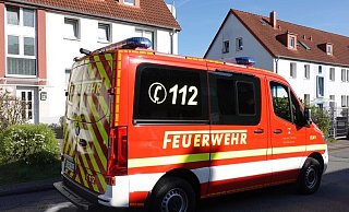 Feuerwehreinsatz im Kinzigweg. - Paul Brinkmann Feuerwehreinsatz im Kinzigweg. - Paul Brinkmann
