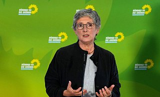 Britta Haßelmann, Fraktionsvorsitzende von Bündnis 90/Die Grünen im Bundestag, macht auf das Artensterben in Deutschland aufmerksam. - Soeren Stache Britta Haßelmann, Fraktionsvorsitzende von Bündnis 90/Die Grünen im Bundestag, macht auf das Artensterben in Deutschland aufmerksam. - Soeren Stache